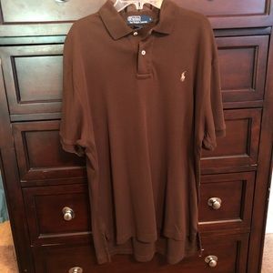 Polo Ralph Lauren, size L brown shirt